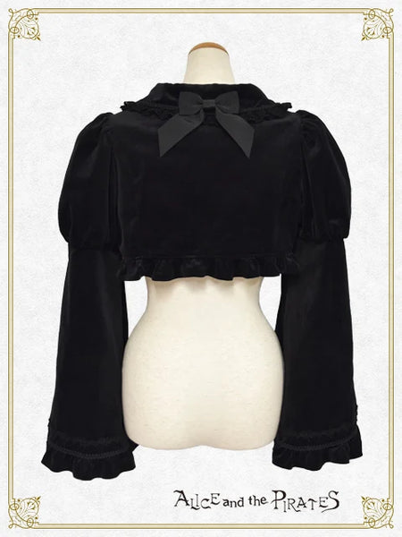 [LOTTERY PRE-ORDER] P22BO332 Antique Dahlia Velveteen Bolero