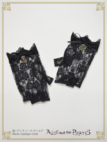 P22CF002 A/P Fingerless Lace Gloves