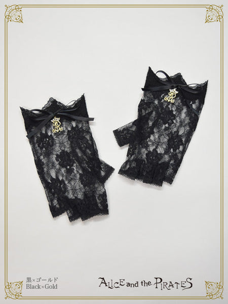 P22CF002 A/P Fingerless Lace Gloves