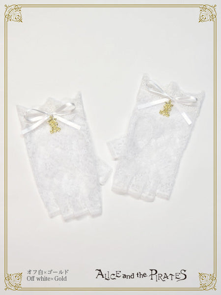 P22CF002 A/P Fingerless Lace Gloves