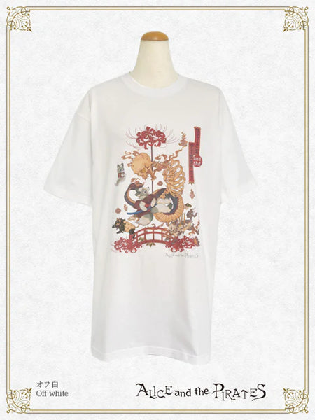 P22CS704 Chris’ Hyakki Yako～Phantom flower in the dusk～ Print Big T-Shirt
