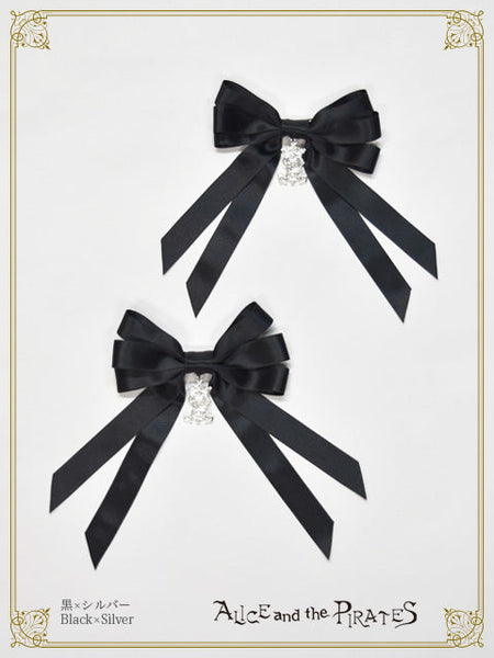 P22HA903 Satin Multiple Ribbon Clips