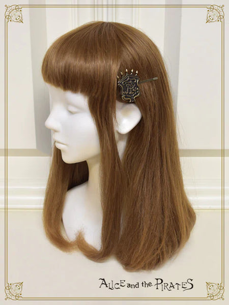 P22HA909 Checkmate Chris Logo Plate Hairpin