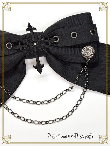 P22HA912 Grim Reaper～The Stillness of a Death and the Cross of a Pledge〜 Ribbon Clip