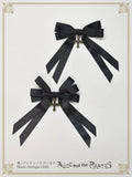 P22HA916 A/P Cross Charm Satin Multiple Ribbon Clip