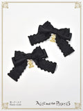 P22HA923 Cecile Matte Satin Ribbon Clip