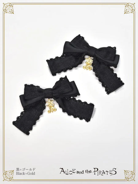 P22HA923 Cecile Matte Satin Ribbon Clip