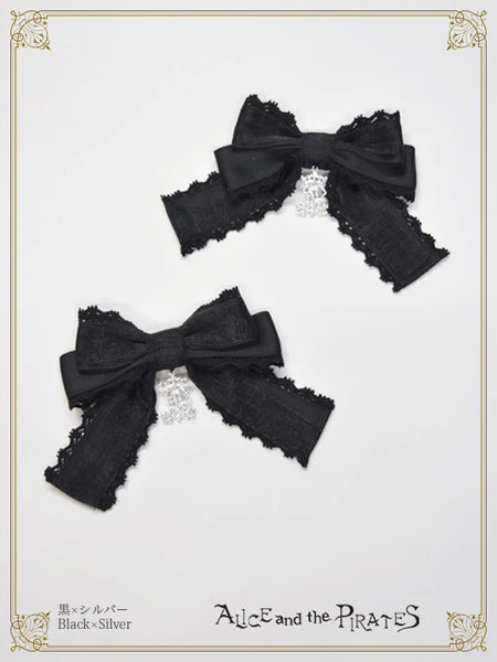 P22HA923 Cecile Matte Satin Ribbon Clip