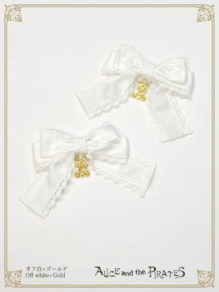 P22HA923 Cecile Matte Satin Ribbon Clip