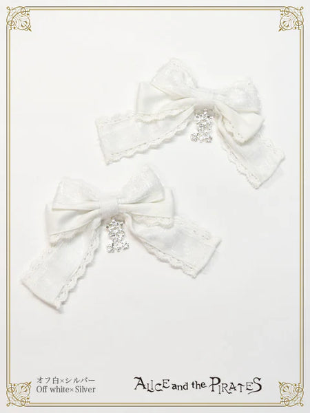 P22HA923 Cecile Matte Satin Ribbon Clip