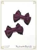 P22HA946 Matte Satin Ribbon Clips