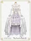 [PRE-ORDER][BUILD-TO-ORDER] P22HC215 Chess Game of Destiny～Queen～ Embroidery Jumper Skirt Dress & Neck Corset & Arm Covers Set