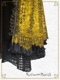 [PRE-ORDER][BUILD-TO-ORDER] P22HC215 Chess Game of Destiny～Queen～ Embroidery Jumper Skirt Dress & Neck Corset & Arm Covers Set