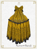 [PRE-ORDER][BUILD-TO-ORDER] P22HC215 Chess Game of Destiny～Queen～ Embroidery Jumper Skirt Dress & Neck Corset & Arm Covers Set