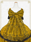 [PRE-ORDER][BUILD-TO-ORDER] P22HC215 Chess Game of Destiny～Queen～ Embroidery Jumper Skirt Dress & Neck Corset & Arm Covers Set