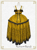 [PRE-ORDER][BUILD-TO-ORDER] P22HC215 Chess Game of Destiny～Queen～ Embroidery Jumper Skirt Dress & Neck Corset & Arm Covers Set