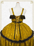[PRE-ORDER][BUILD-TO-ORDER] P22HC215 Chess Game of Destiny～Queen～ Embroidery Jumper Skirt Dress & Neck Corset & Arm Covers Set