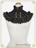 [PRE-ORDER][BUILD-TO-ORDER] P22HC215 Chess Game of Destiny～Queen～ Embroidery Jumper Skirt Dress & Neck Corset & Arm Covers Set