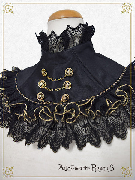[PRE-ORDER][BUILD-TO-ORDER] P22HC215 Chess Game of Destiny～Queen～ Embroidery Jumper Skirt Dress & Neck Corset & Arm Covers Set