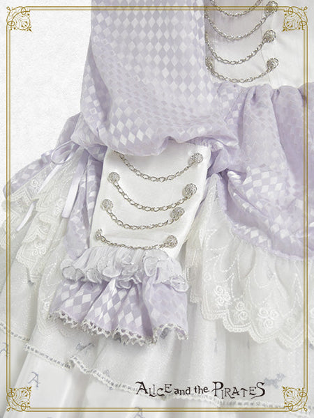 [PRE-ORDER][BUILD-TO-ORDER] P22HC318 Chess Game of Destiny～Queen～ Embroidery Onepiece Dress & Neck Corset Set