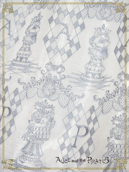 [PRE-ORDER][BUILD-TO-ORDER] P22HC318 Chess Game of Destiny～Queen～ Embroidery Onepiece Dress & Neck Corset Set