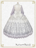 [PRE-ORDER][BUILD-TO-ORDER] P22HC318 Chess Game of Destiny～Queen～ Embroidery Onepiece Dress & Neck Corset Set