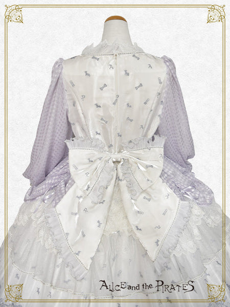 [PRE-ORDER][BUILD-TO-ORDER] P22HC318 Chess Game of Destiny～Queen～ Embroidery Onepiece Dress & Neck Corset Set