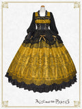 [PRE-ORDER][BUILD-TO-ORDER] P22HC318 Chess Game of Destiny～Queen～ Embroidery Onepiece Dress & Neck Corset Set