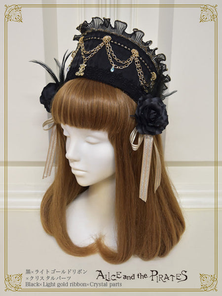 [PRE-ORDER][BUILD-TO-ORDER] P22HC928 Chess Game of Destiny～Queen～ Headdress & Corsage Clips