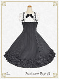 P22JS207 Stripe Julia Frill Jumperskirt