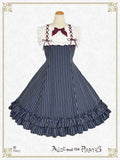 P22JS207 Stripe Julia Frill Jumperskirt