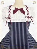 P22JS207 Stripe Julia Frill Jumperskirt