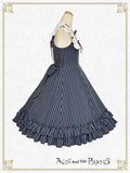 P22JS207 Stripe Julia Frill Jumperskirt