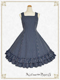 P22JS207 Stripe Julia Frill Jumperskirt