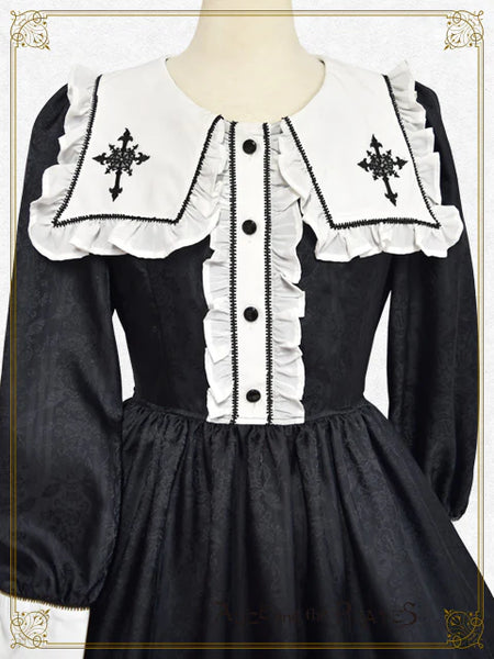 [LOTTERY PRE-ORDER] P22OP309 A/P Ornamental Jacquard Onepiece Dress