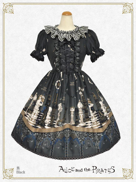 P22OP317 Checkmate Chris～in a fleeting hope and the lasting despair～One-Piece Dress