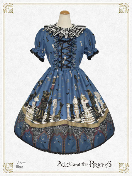 P22OP317 Checkmate Chris～in a fleeting hope and the lasting despair～One-Piece Dress