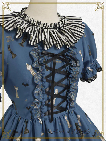 P22OP317 Checkmate Chris～in a fleeting hope and the lasting despair～One-Piece Dress