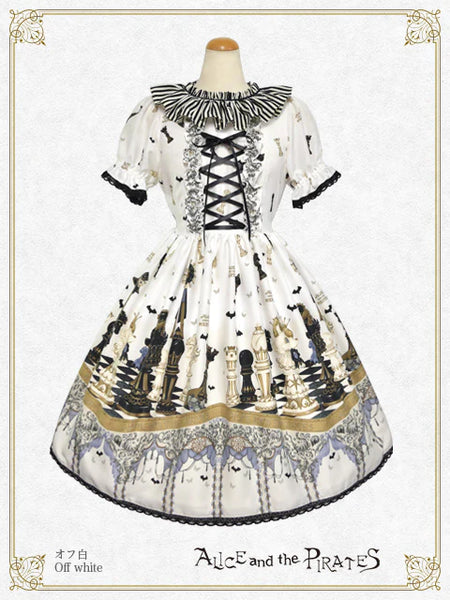P22OP317 Checkmate Chris～in a fleeting hope and the lasting despair～One-Piece Dress