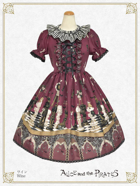 P22OP317 Checkmate Chris～in a fleeting hope and the lasting despair～One-Piece Dress