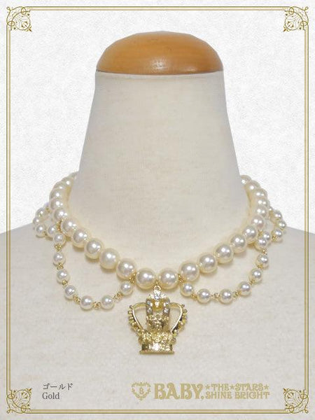 B49AC049 Crown Pearl Choker