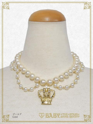 B49AC049 Crown Pearl Choker