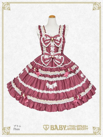 B49JS264 Rose Lace Rococo Jumperskirt