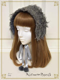 P21HA939 Beast Night Halloween Fur Earmuffs Headdress
