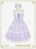 B50OJ201 Hawase Embroidery Tiered Jumperskirt Set