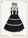 B50OJ201 Hawase Embroidery Tiered Jumperskirt Set