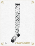 B43SC845 Fairy Crystal Snow See-Through Over Knee Socks