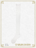 B43SC845 Fairy Crystal Snow See-Through Over Knee Socks