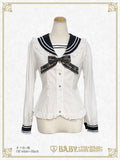 B46BL413 Best Wishes Sailor Collar Blouse