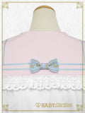 B46BL413 Best Wishes Sailor Collar Blouse